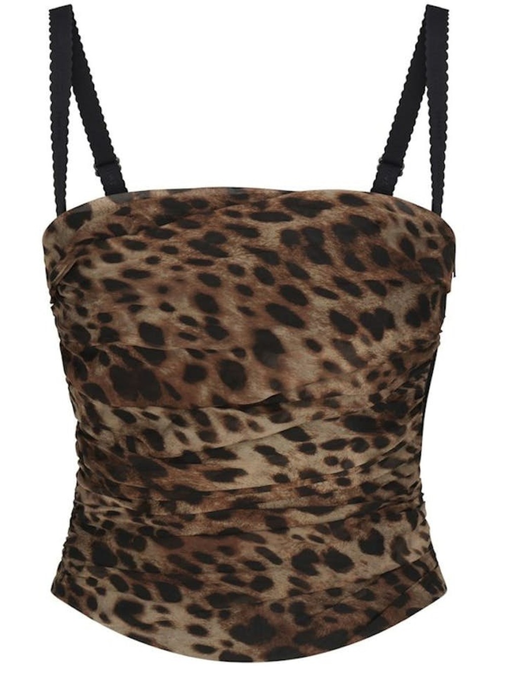 Dolce and Gabbana X Skims Leopard Print Top
